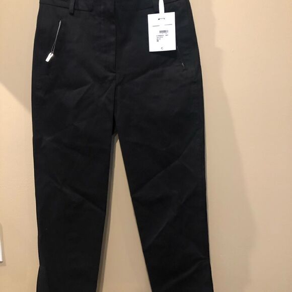Dior black cropped cigarette pant 36 (US 4)